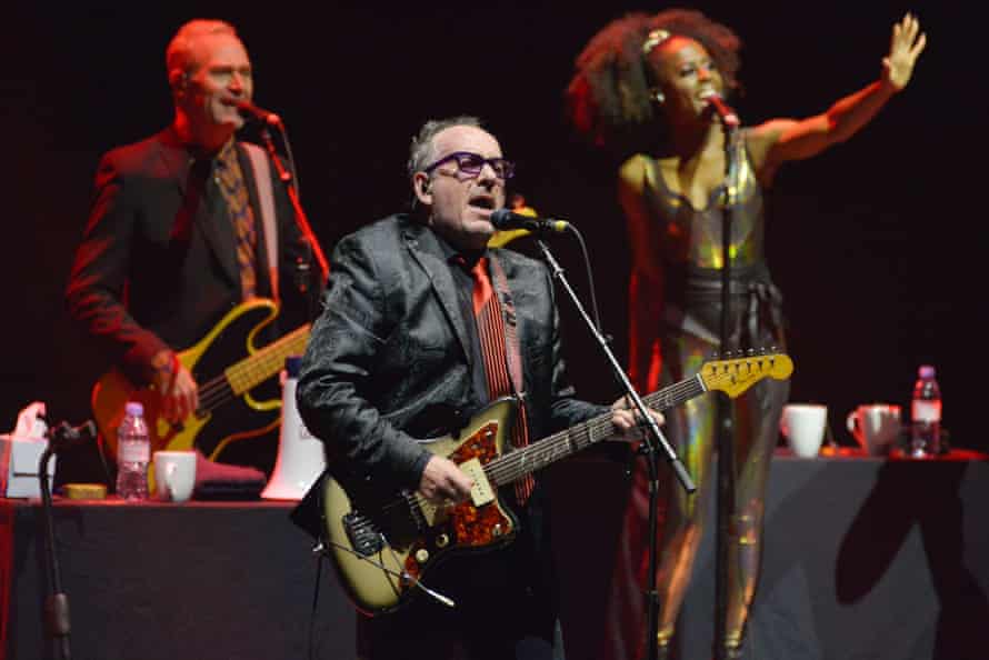 Elvis Costello with the Imposters at Hammersmith Apollo in 2020
