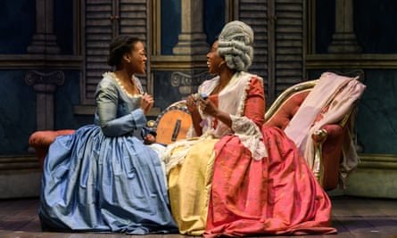 English Touring Opera presents The Marriage of Figaro, by Wolfgang Amadeus Mozart, at the Hackney Empire, directed by Blanche McIntryre, conducted by Christopher Stark.