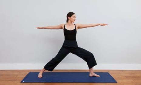 Yoga with Adriene … Adriene Mishler in London.