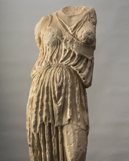 Headless statue of Athena to be loaned to the Antonino Solinas museum in Palermo.