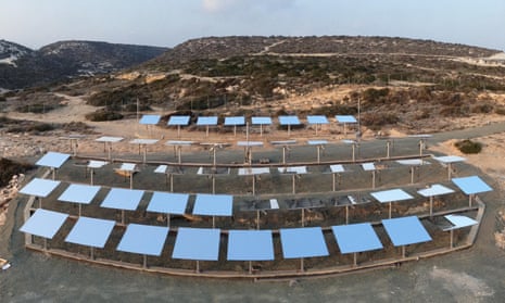 Scientists from CSIRO (Australia’s national science agency) have designed and installed a solar field in Cyprus which places the island nation at the frontier of solar energy research in Europe. The solar thermal field lies in Pentakomo, on the southern coast of Cyprus. Photo made available by CSIRO.