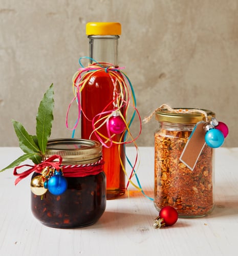 Spice up your life: Thomasina Miers' recipes for chilli jar gifts