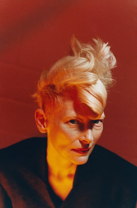 Tilda Swinton portrait by Lillie Eiger.