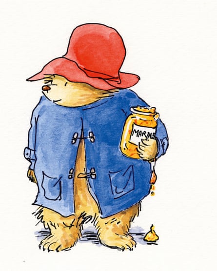 Paddington Bear as envisioned by Peggy Fortnum.