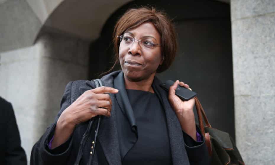 Constance Briscoe leaving the Old Bailey last year