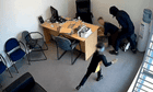 Six-year-old girl tries to stop axe-wielding robber, shop CCTV shows