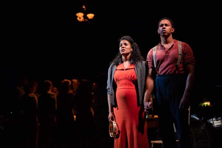 Zahra Newman and Callum Francis in Girl from the North Country.
