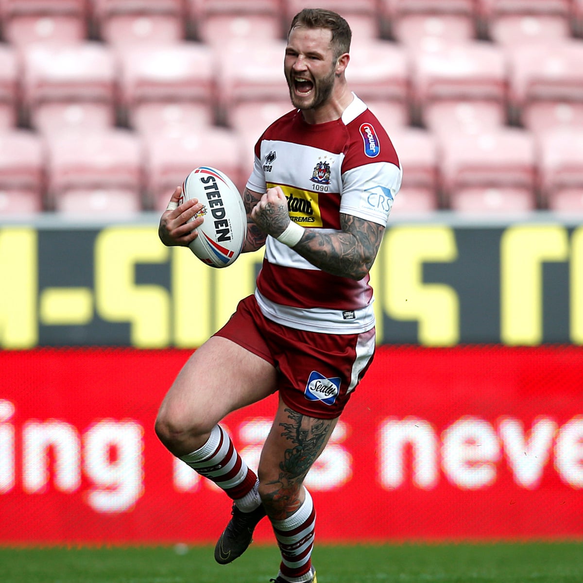 Wigan rout Catalans as Zak Hardaker opens try account in ...