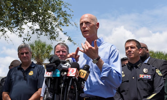 Florida Governor Rick Scott in Orlando.
