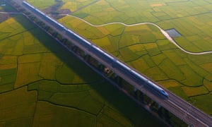 High speed railway china farmland agriculture urbanisation