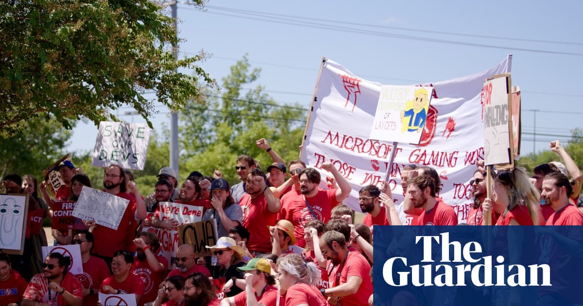 Photograph accompanying Xbox laid off staff on a cameras-off call, as unions bargain over severance