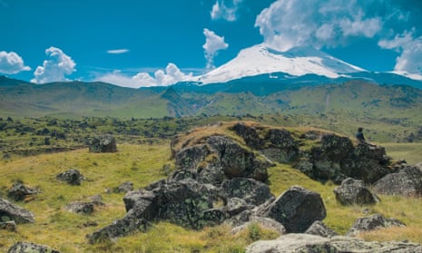 Mount Elbrus, the highest mountain in Europe