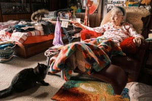 People category runner-up ‘Mum’ shows an elderly woman sitting in an armchair with a cat at her feet