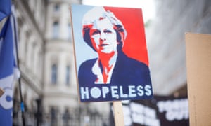 A placard at an anti-austerity march in London on Saturday.