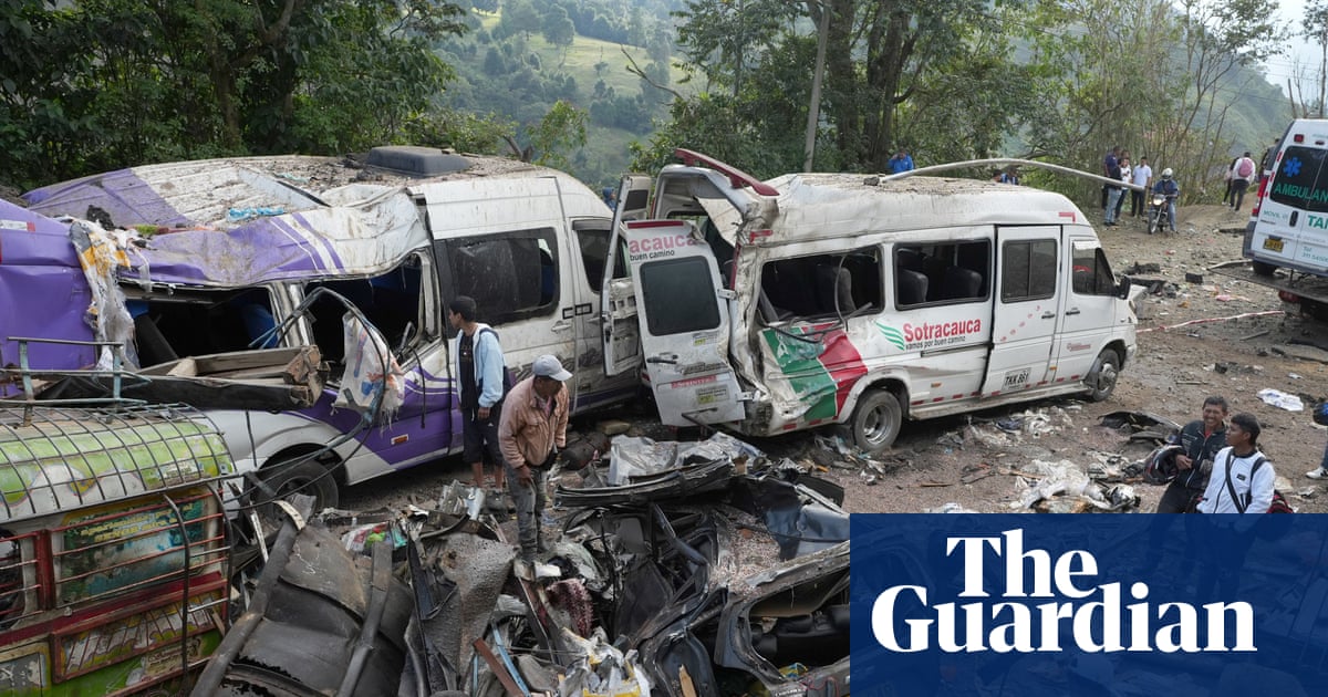 Bomb blast on Colombia highway leaves at least 20 dead ahead of May elections