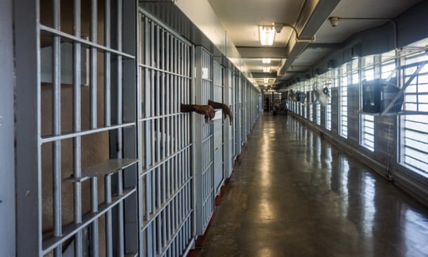A prisoner’s hands inside a punishment cell wing at Louisiana state penitentiary, also known as Angola. The maximum-security prison farm, operated by the Louisiana Department of Public Safety and Corrections, is nicknamed Angola after the former plantation and the origin of many of the enslaved Africans that occupied the territory.