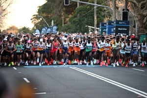 Runners at the starting line