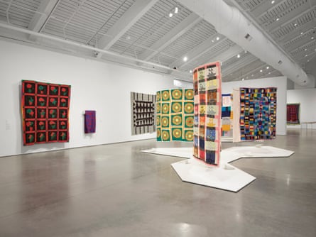 Twentieth-Century African American Quilts in California installation shot