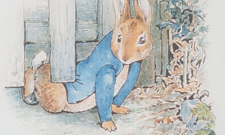 An original illustration from The Tale of Peter Rabbit.
