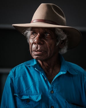 Portrait of author, illustrator, carver and painter Mervyn Street