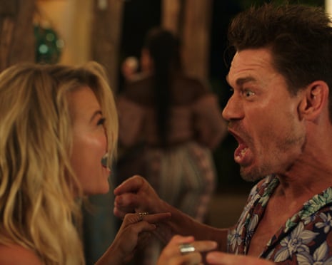 Meredith Hagner and John Cena in Vacation Friends 2