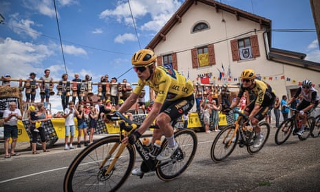 Danish rider Jonas Vingegaard of team Jumbo-Visma is on the verge of winning his second consecutive Tour de France.