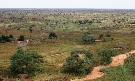 A valley near the town of Dogondoutchi, in the east of Niger