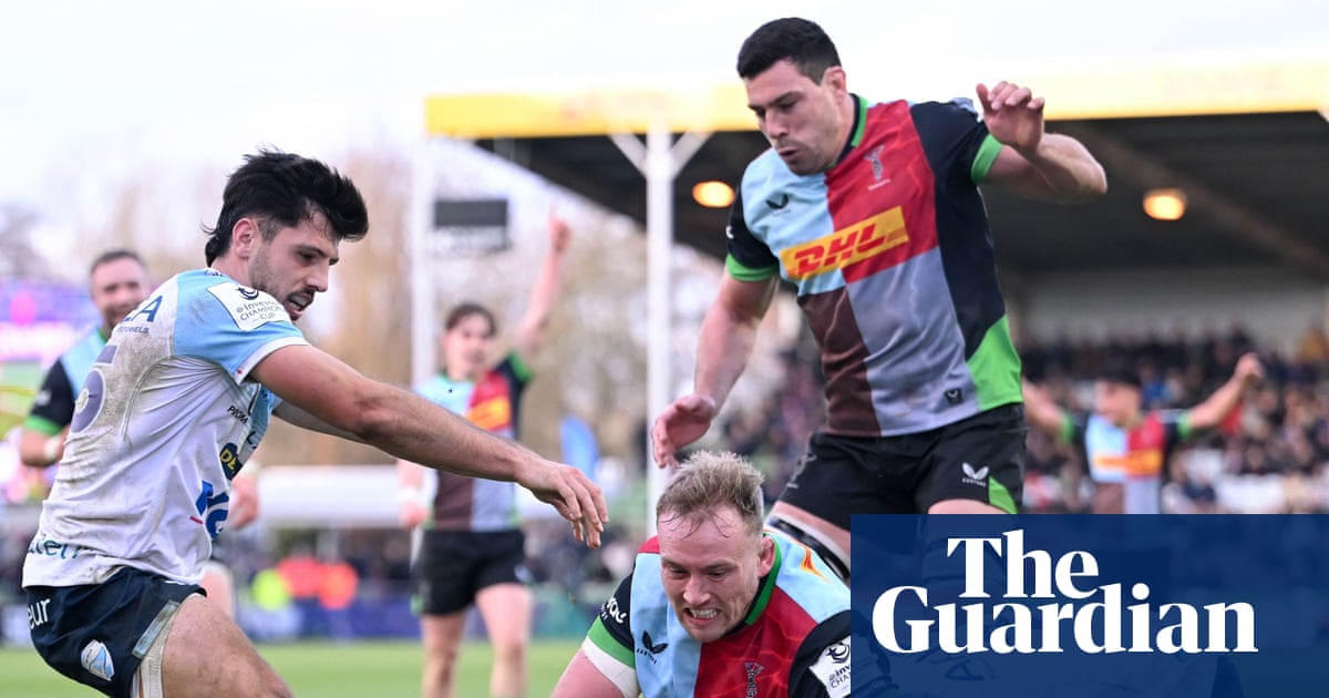 Ten-try Harlequins cruise to Champions Cup rout of understrength Bayonne