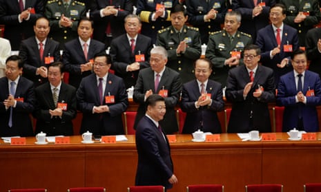 Chinese President Xi Jinping arrives for the opening of the 19th National Congress of the Communist party of China at the Great Hall of the People in Beijing
