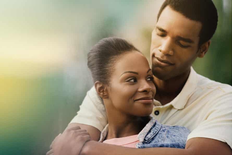 Tika Sumpter and Parker Sawyers as Michelle and Barack Obama in Southside With You.
