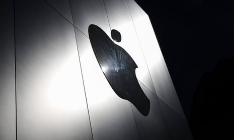 an Apple logo