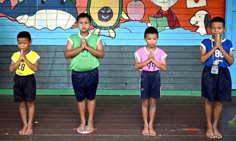 The Thai school swallowed by the sea