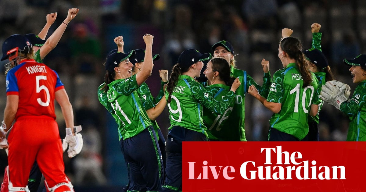 England v Ireland: Women’s T20 Cricket World Cup 2026 – live