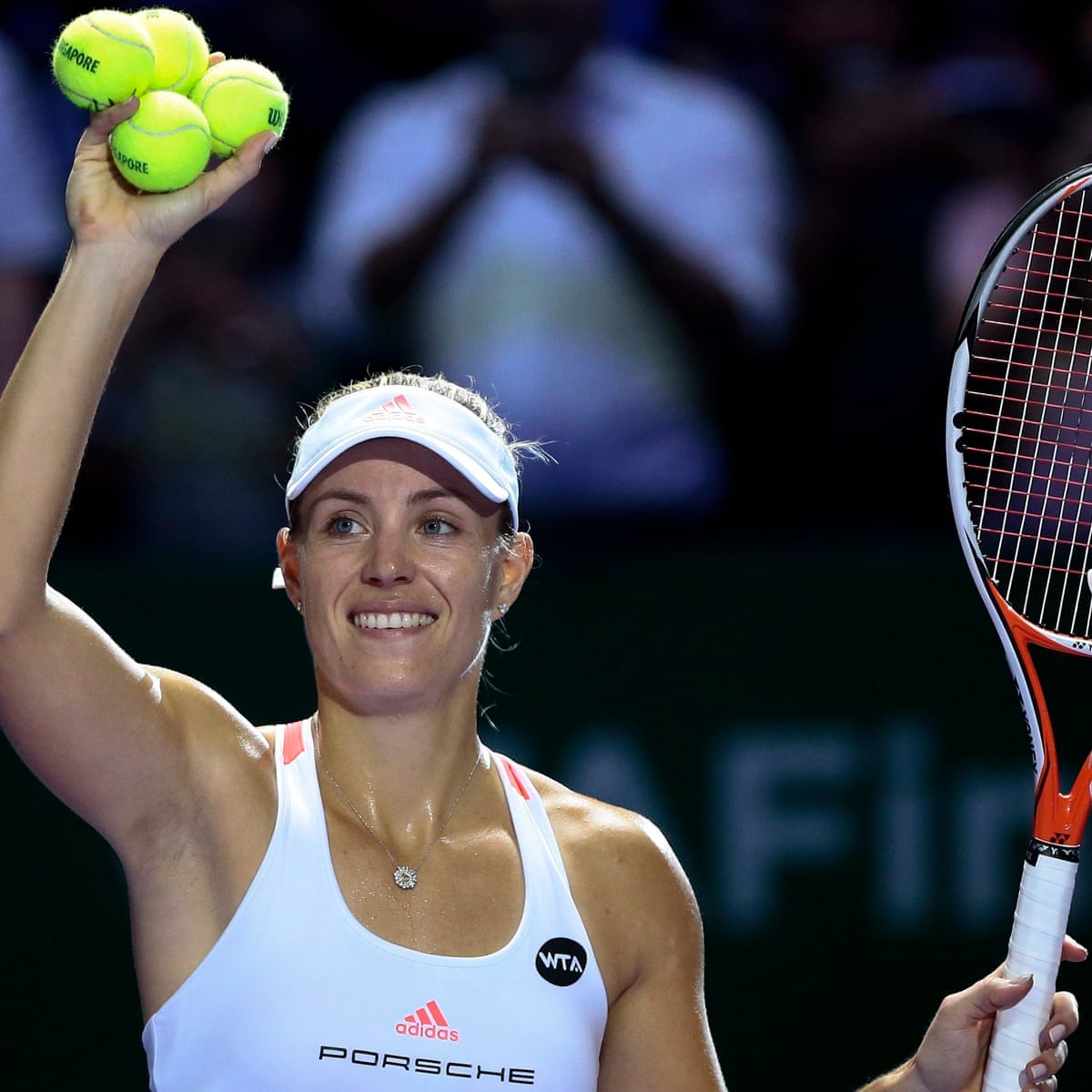 beskæftigelse privilegeret Gå igennem Angelique Kerber powers into WTA Finals showdown with Cibulkova | Tennis |  The Guardian