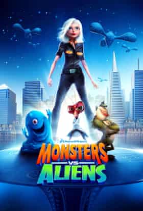 Not much to go on … the Monsters vs Aliens poster.