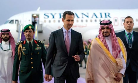 Bashar al-Assad arriving in Jeddah on Thursday on the eve of the Arab League summit