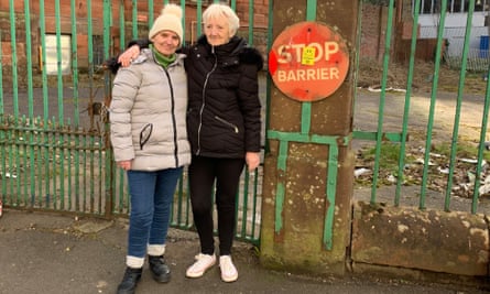 ‘One day she told us to go away and not come back’ … Ann McKenna (left) and Pat McLean.