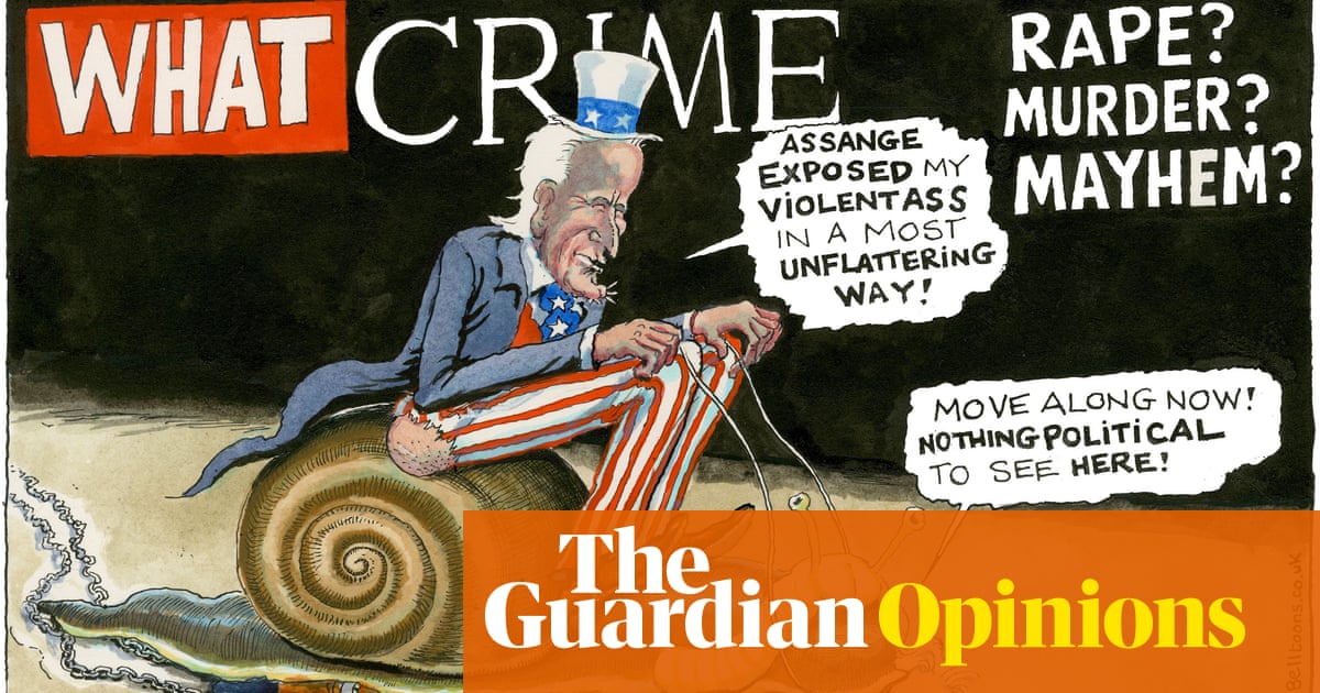 Steve Bell on a UK judge backing the US appeal in Julian Assange’s extradition case – cartoon