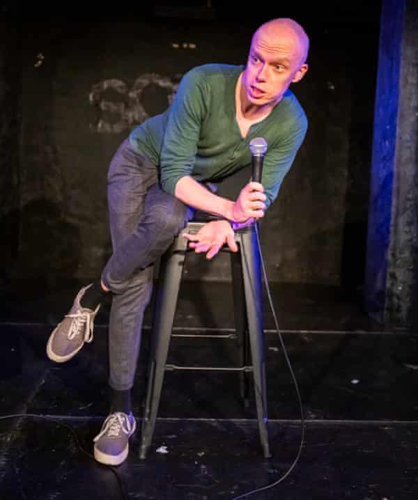Jordan Brookes in This Is Just What Happens at Soho theatre, London.