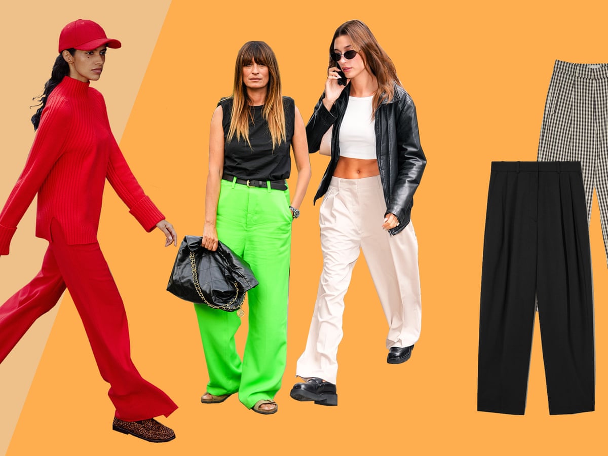Plenty of flare: stride out in this season's wide-leg trousers, Fashion