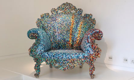 A Proust armchair by Alessandro Mendini.