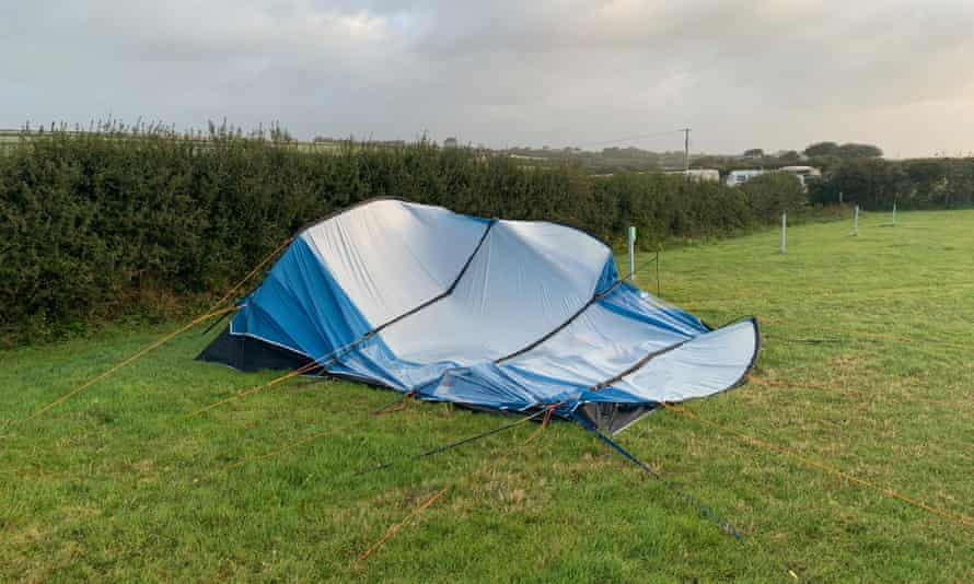 ‘On the third night, the tent collapsed.