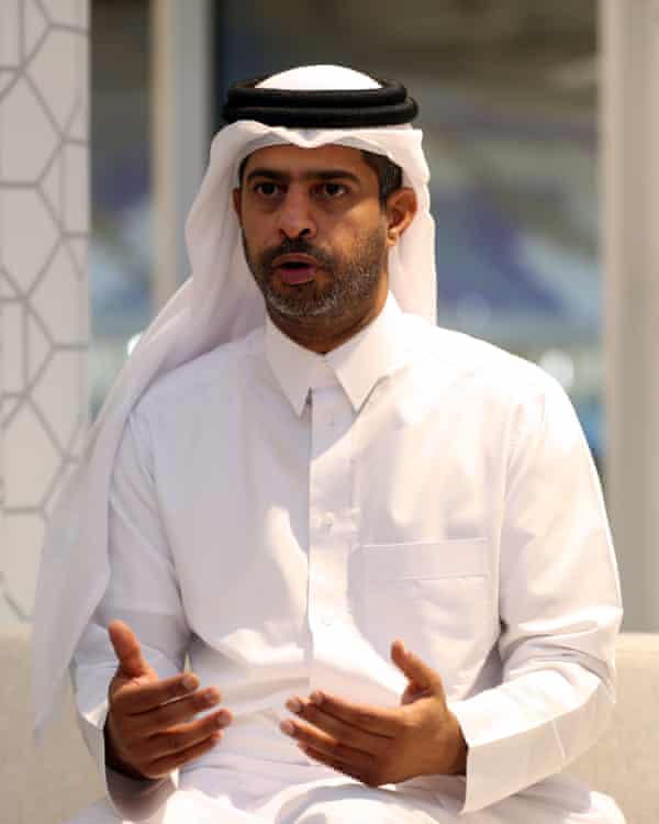 Nasser Al Khater, directeur général de la Coupe du monde de football FIFA 2022 au Qatar.