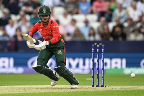 Bangladesh's captain Nigar Sultana plays a shot.