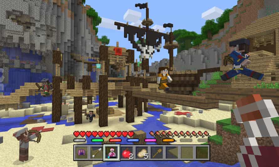 Minecraft Mini Games Coming To Xbox Playstation And Wii U In June Minecraft The Guardian