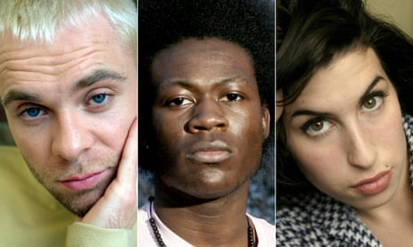 2015: the year we normalised talk about mental illness in music … from left, Brian Harvey, Benga and Amy Winehouse.