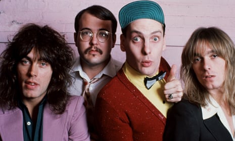 Cheap Trick back in 1977 … (from left to right) Tom Petersson, Bun E Carlos, Rick Nielsen and Robin Zander.