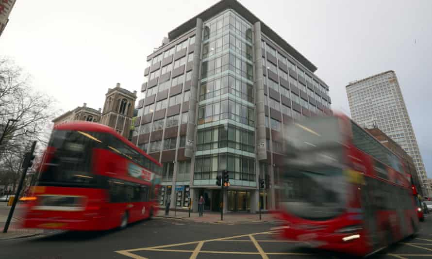 The building housing Cambridge Analytica’s office in central London.