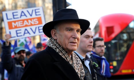 Vince Cable outside the Palace of Westminster in London