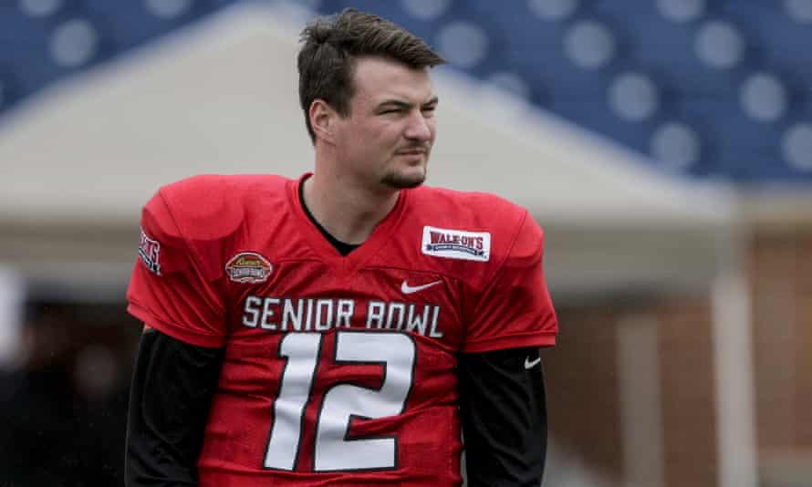 Carson Strong has a great arm but teams will worry about his injury history